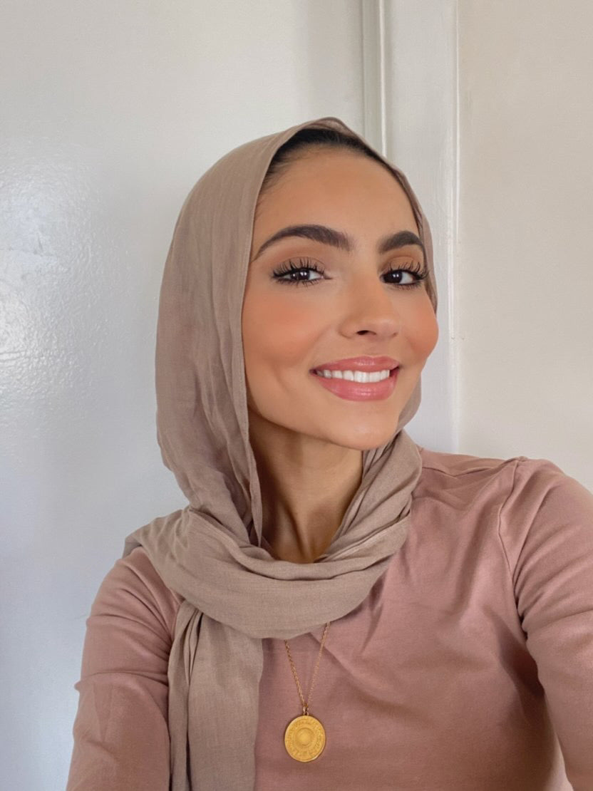 Premium Modal Hijab - Light Taupe