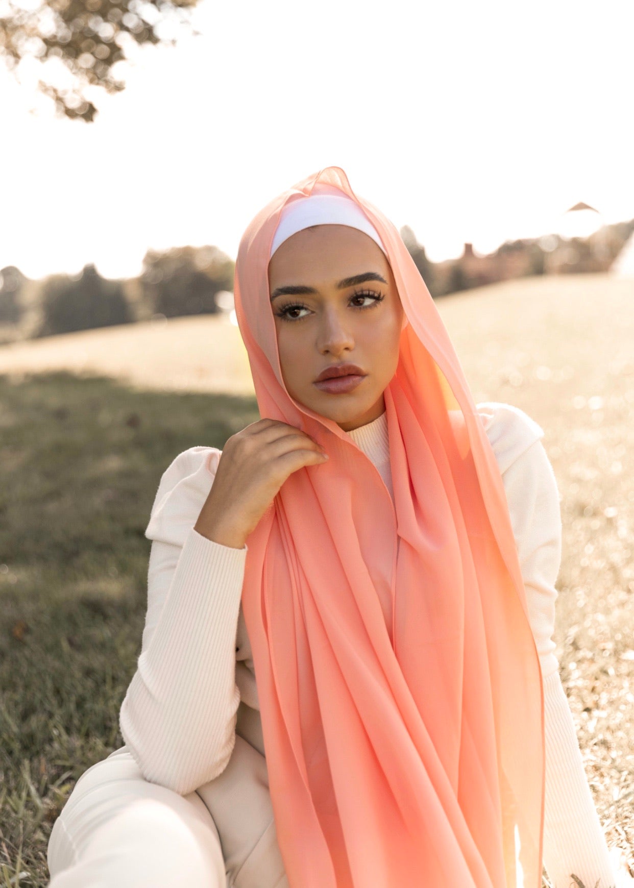 Premium Chiffon Hijab - Sunrise