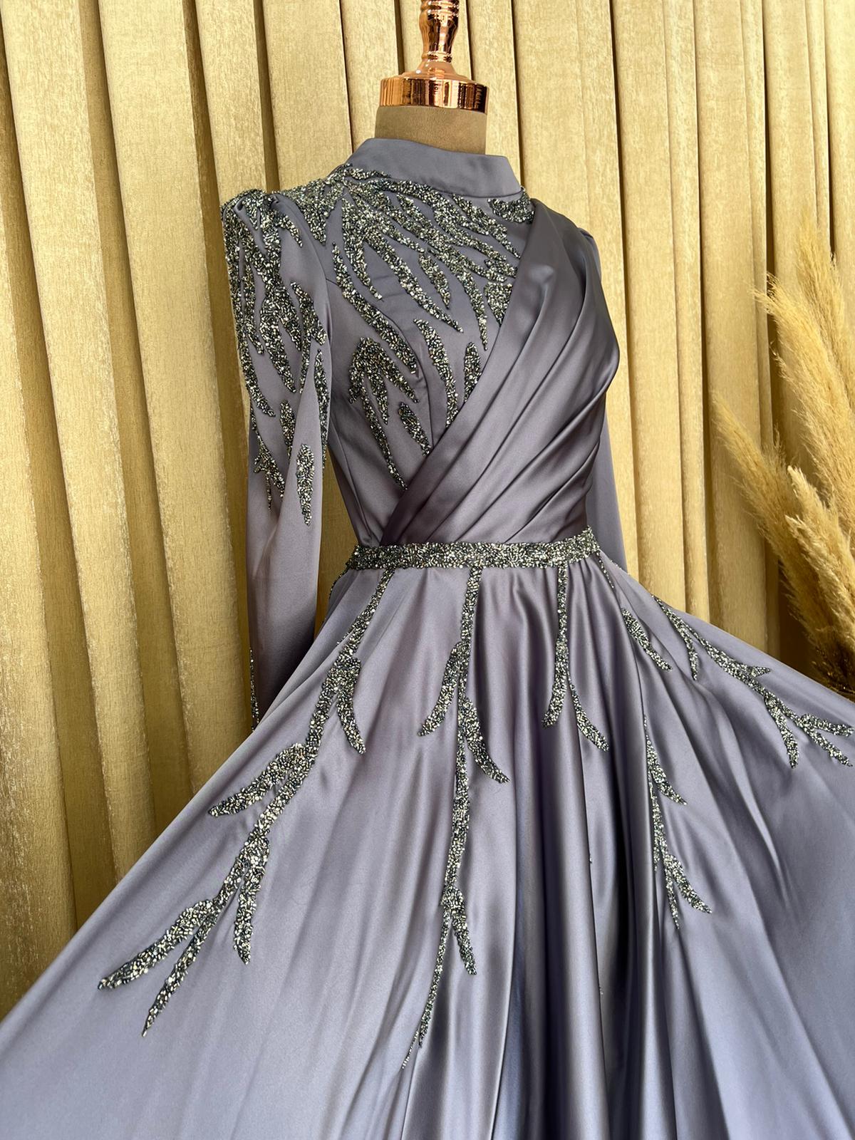 Dark grey 2024 evening gown